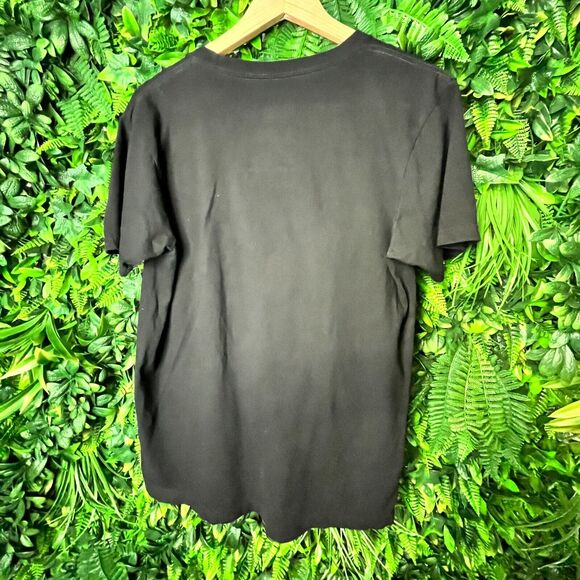 MIAMI HEAT Shirt Men Medium Black Graphic Print Red Pixel Logo NBA‎ Sports 0577 - Picture 7 of 8